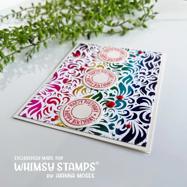 Bild 13 von Whimsy Stamps - Floral A2 Hot Foil Plates