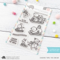 Mama Elephant - Clear Stamps DASHIN THRU THE SNOW