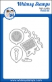 Bild 1 von Whimsy Stamps Die Stanze  - Happy Day Balloons Outline Die Set