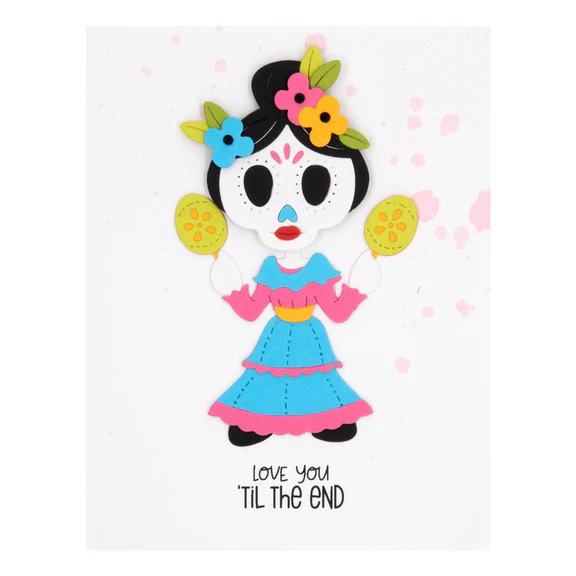 Bild 7 von Spellbinders Dancin' Day of the Dead Girl Etched Dies from the Dancin' Halloween Collect - Stanz-Set