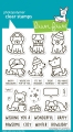 Bild 1 von Lawn Fawn Clear Stamps - cozy dogs