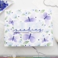 Bild 10 von Waffle Flower  Postage Collage Spring Breeze Stencil - Stencil-Set