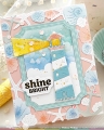 Bild 8 von Waffle Flower Seashell Frame Coloring  Stencil - Schablone Muschel