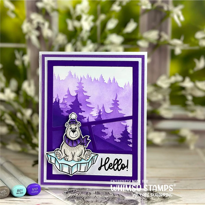 Bild 5 von Whimsy Stamps Clear Stamps - Polar Bear Birthday