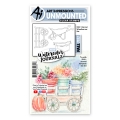 Art Impressions Stamp Set - Watercolor Harvest Wheelbarrow Set