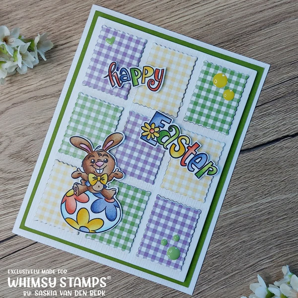 Bild 3 von Whimsy Stamps Clear Stamps - Hoppy Easter Bunny - Ostern Hase