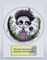 Bild 5 von IndigoBlu Gummistempel - Spooky Boy A6 Red Rubber Stamp