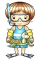 Gummistempel Summer Luka
