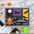Bild 2 von Waffle Flower Postage Collage Blocks Die-Set - Briefmarken-Stanzset