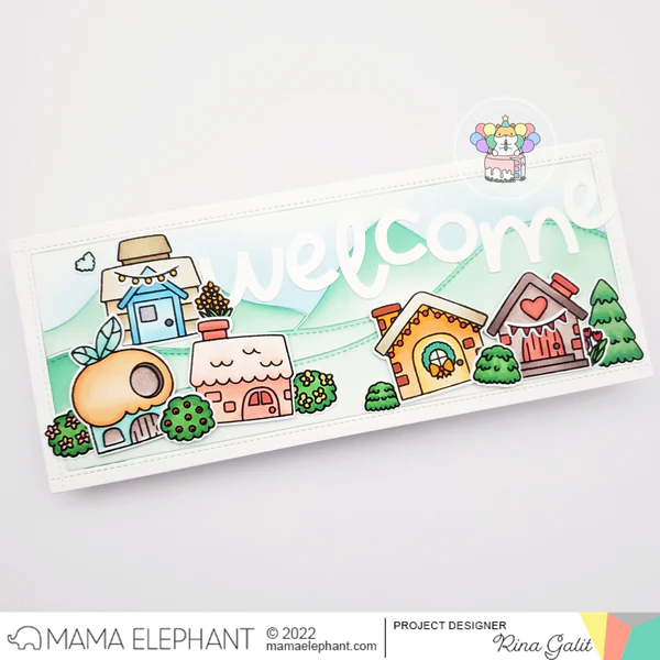 Bild 2 von Mama Elephant - Clear Stamps LITTLE AGENDA HOUSE - Haus