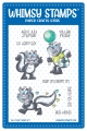 Bild 1 von Whimsy Stamps Clear Stamps - Skunks Happy