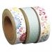 Washi Tape Papierklebeband Sugar Flower Set 1