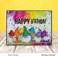 Bild 3 von Whimsy Stamps Clear Stamps - Gnome Party Row