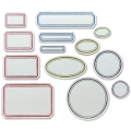 Bild 2 von Sizzix Thinlits Die by Tim Holtz - Stanzschablone - Vintage Labels