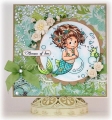 Bild 2 von Whimsy Stamps Rubber Cling Stamp  - Goldie Meerjungfrau