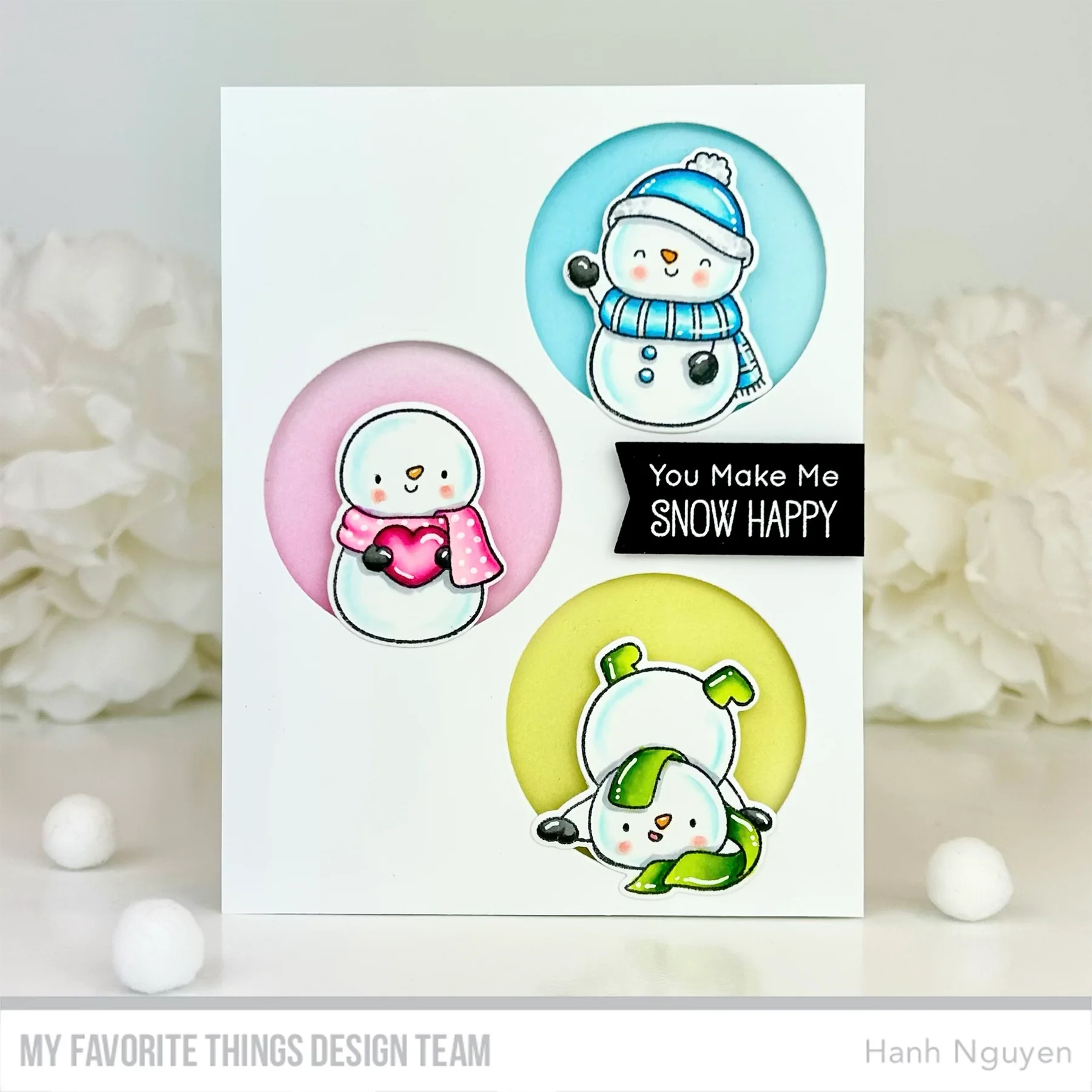 Bild 2 von My Favorite Things - Clear Stamps JB Snow Happy - Schneemänner