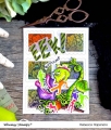 Bild 7 von Whimsy Stamps Rubber Cling Stamp - Zombie Faces Background Rubber Gummistempel 