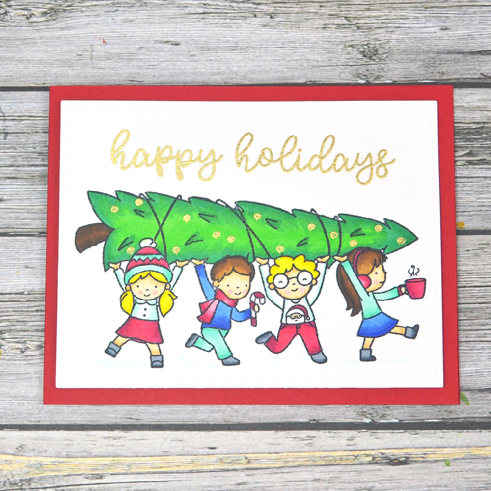 Bild 2 von Avery Elle Clear Stamps - Christmas Kids