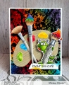 Bild 4 von Whimsy Stamps Rubber Cling Stamp  - Paint Splatters Background Gummistempel  Kleckse