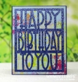 Bild 2 von Whimsy Stamps Die Stanze  - Happy Birthday Coverplate Die