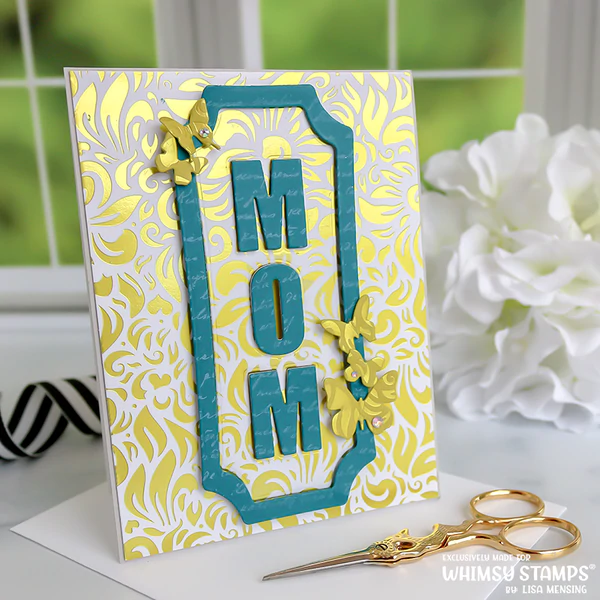 Bild 7 von Whimsy Stamps - Floral A2 Hot Foil Plates