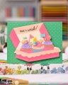 Bild 9 von Waffle Flower  Boxed Cupcakes Stencil - Stencilschablone Cupcake