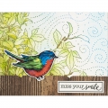 Bild 5 von Stampendous Cling Stamps Woodgrain Rubber Stamp - Holz