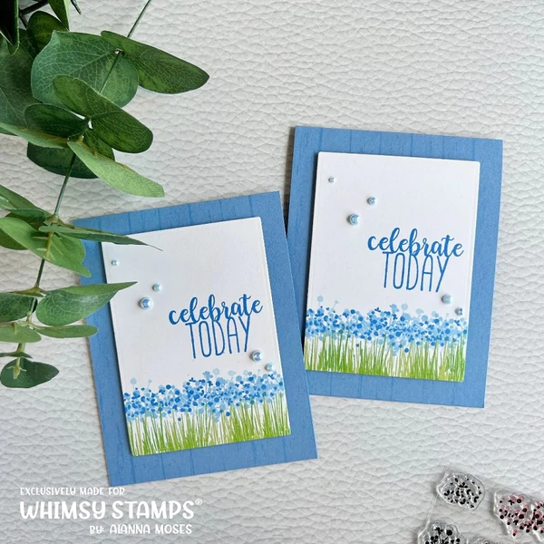 Bild 7 von Whimsy Stamps Clear Stamps - Wild Flower Grass