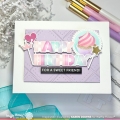 Bild 4 von Waffle Flower Postage Cupcake Die and Stencil - Cupcake Stanze und Schablone