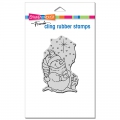 Bild 1 von Stampendous Cling Stamps Starlight Pals Rubber Stamp - Gummistempel Schneemann