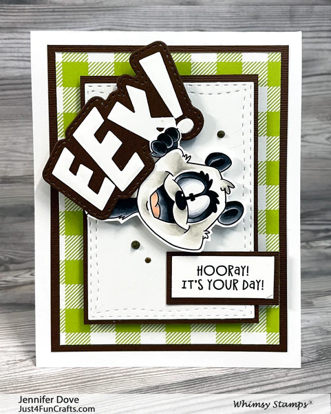 Bild 10 von Whimsy Stamps Clear Stamps - Panda Peekers