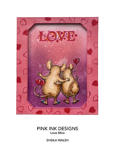 Bild 2 von Pink Ink Designs - Stempel  Love Mice (Liebe Mäuse)