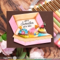 Bild 15 von Waffle Flower  Boxed Cupcakes Stencil - Stencilschablone Cupcake