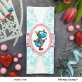Bild 3 von Whimsy Stamps Clear Stamps - Dudley's Valentine - Drache
