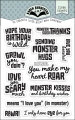 Bild 1 von Karen Burniston Clear Stamps Stempel - Monster Sayings