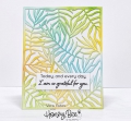 Bild 3 von Honey Bee Stamps DieCuts - Palm Front Cover Plate - Stanzschablone Palmen Hintergrund