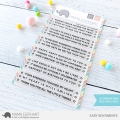 Mama Elephant - Clear Stamps EASY SENTIMENTS