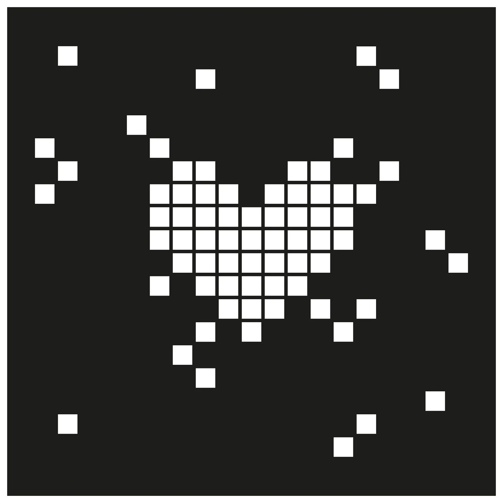 Bild 2 von Nellie's Choice • Stencil Pixel Heart