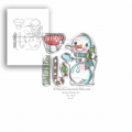 Bild 10 von Polkadoodles Clear Stamps - Smiley Snowman