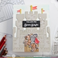 Bild 6 von Waffle Flower Castle Die-n-stencil - Stanze und Schablone Burg