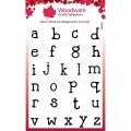 Bild 1 von Woodware Clear Singles Quirky Typewriter Alphabet Lowercase A5 Stamp - Alphabet
