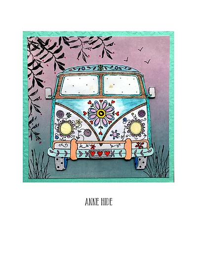 Bild 2 von Pink Ink Designs - Stempel Camper Van - Bus