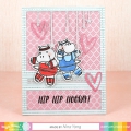 Bild 2 von Waffle Flower Hip Hip Hooray Stamp Set - Stempel Nilpferd