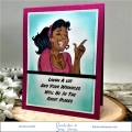 Bild 2 von Crackerbox & Suzy Stamps Cling - Gummistempel Lady Laughing