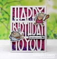 Bild 17 von Whimsy Stamps Die Stanze  - Happy Birthday Coverplate Die