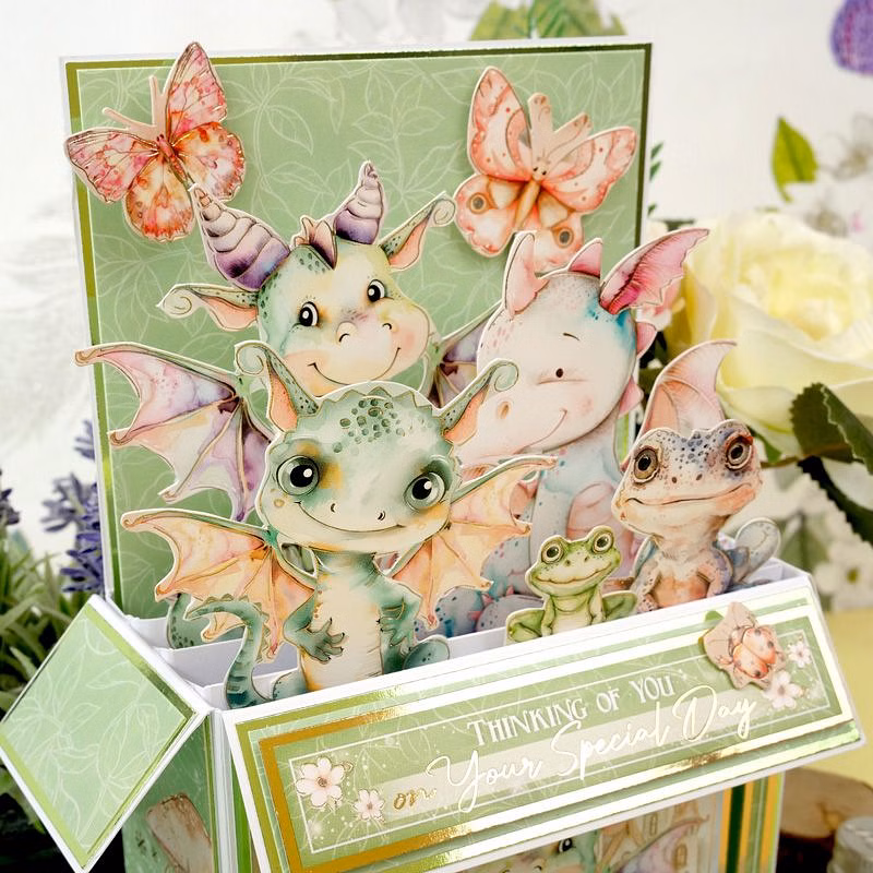 Bild 4 von Hunkydory -  A4 Spiegelkarton - A Whimsical World Mirri Selection