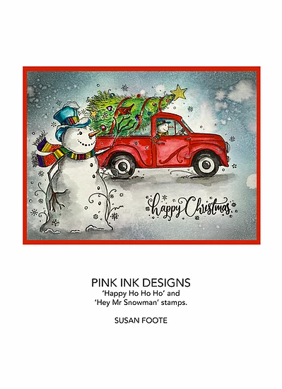 Bild 12 von Pink Ink Designs - Stempel  Happy Ho Ho Ho - Weihnachten Auto
