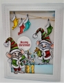 Bild 4 von Art Impressions Clear Stamps Mousey Christmas Set - Stempelset inkl. Stanzen