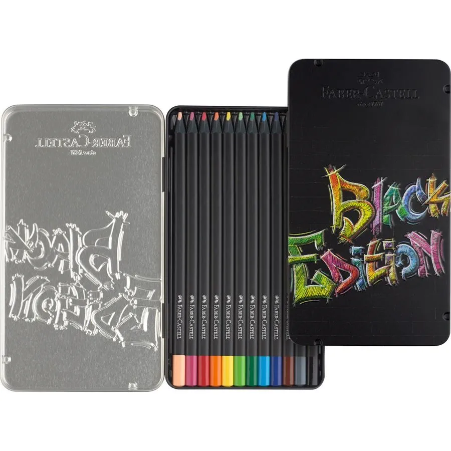 Bild 4 von Faber-Castell - Buntstifte Black Edition 12er Metalletui