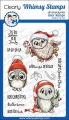 Bild 1 von Whimsy Stamps Clear Stamps - Happy Owlidays Too - Eulen